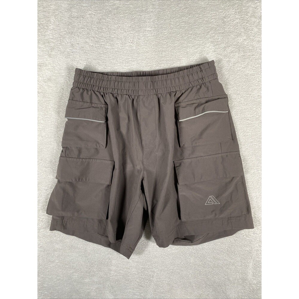 Aeropostale Aero MVMNT Cargo Utility Shorts Men's Small Performance Tech Gray